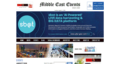 Desktop Screenshot of middleeastevents.com